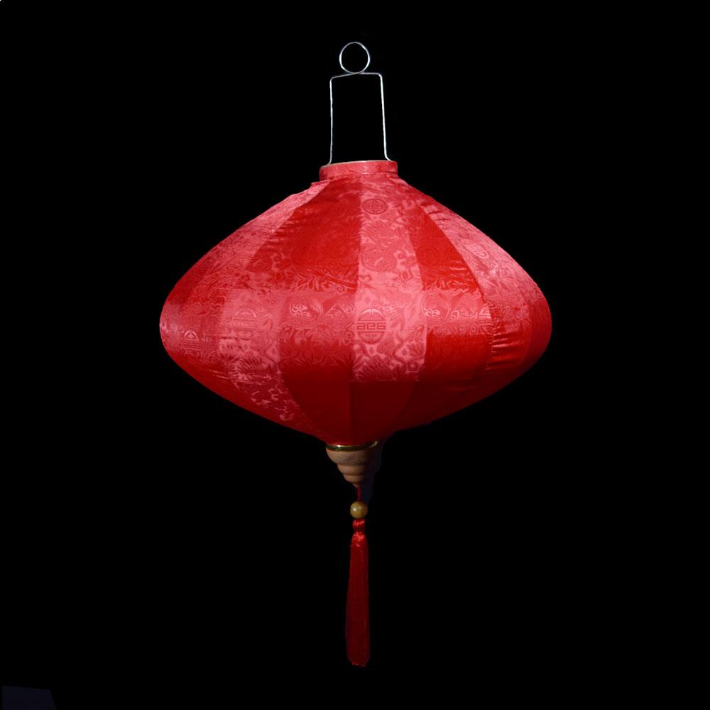 Small Red Vietnamese Silk Lantern, Diamond Shaped - AsianImportStore.com - B2B Wholesale Lighting and Decor