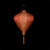 Small Red / Orange Vietnamese Silk Lantern, Garlic Umbrella Shaped - AsianImportStore.com - B2B Wholesale Lighting and Decor