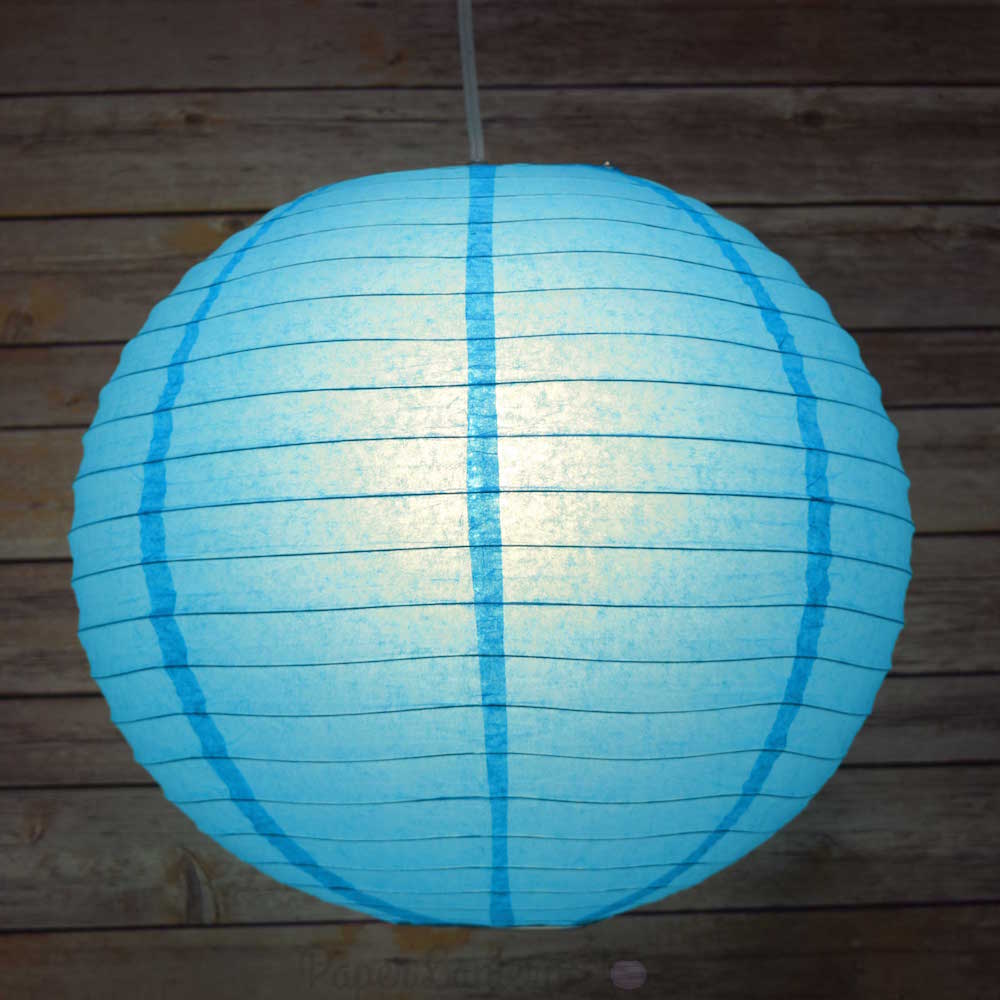 MoonBright 12" Turquoise Paper Lantern String Light Set (10-PACK Combo Kit) - PaperLanternStore.com - Paper Lanterns, Decor, Party Lights & More