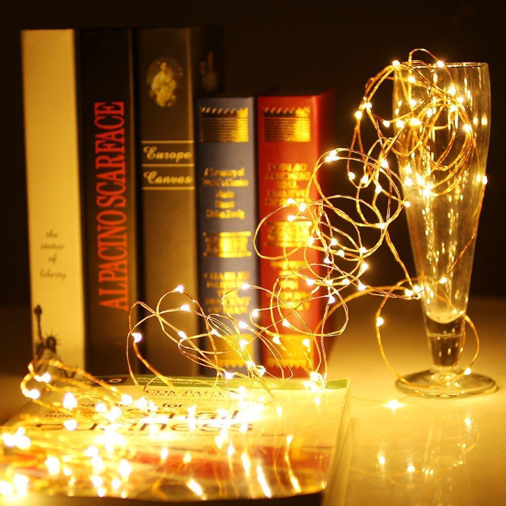 33 FT | 100 Warm White LED Waterproof Micro Fairy String Lights with AC Plug-In Power - PaperLanternStore.com - Paper Lanterns, Decor, Party Lights & More