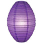 Dark Purple Kawaii Unique Oval Egg Shaped Paper Lantern, 10-inch x 14-inch - PaperLanternStore.com - Paper Lanterns, Decor, Party Lights & More