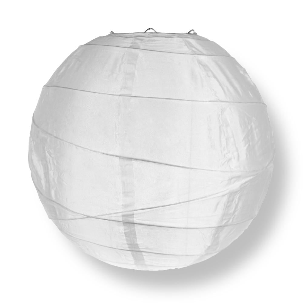 20" - 24" Shimmering Crisscross Ribbing Nylon Lanterns - Various Colors and Sizes Available - PaperLanternStore.com - Paper Lanterns, Decor, Party Lights & More
