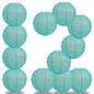 BULK PACK (12) 18" Water Blue Round Paper Lantern, Crisscross Ribbing, Chinese Hanging Wedding & Party Decoration - PaperLanternStore.com - Paper Lanterns, Decor, Party Lights & More