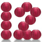BULK PACK (12) 28" Velvet Red Jumbo Round Paper Lantern, Even Ribbing, Chinese Hanging Wedding & Party Decoration - PaperLanternStore.com - Paper Lanterns, Decor, Party Lights & More