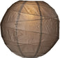 BULK PACK (12) 36" Driftwood Grey Round Paper Lantern, Crisscross Ribbing, Chinese Hanging Wedding & Party Decoration - PaperLanternStore.com - Paper Lanterns, Decor, Party Lights & More