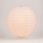 BULK PACK (5) 36" Rose Quartz Pink Jumbo Round Paper Lantern, Even Ribbing, Chinese Hanging Wedding & Party Decoration - PaperLanternStore.com - Paper Lanterns, Decor, Party Lights & More