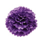 Petunia Purple 10 Inch Tissue Paper Flower Pom Pom - PaperLanternStore.com - Paper Lanterns, Decor, Party Lights & More