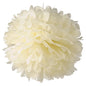 Ivory 24 Inch Tissue Paper Flower Pom Pom - PaperLanternStore.com - Paper Lanterns, Decor, Party Lights & More