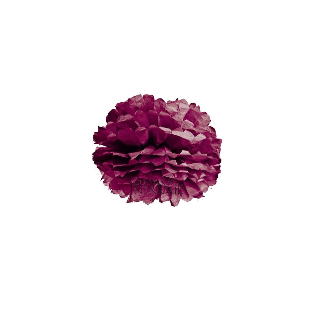 Port 10 Inch Tissue Paper Flower Pom Pom - PaperLanternStore.com - Paper Lanterns, Decor, Party Lights & More