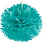Robin Egg 15 Inch Tissue Paper Flower Pom Pom - PaperLanternStore.com - Paper Lanterns, Decor, Party Lights & More