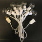 50 ft. White 50-Socket Globe String Lights with 12 inch spacing (5 watt light bulbs included) - PaperLanternStore.com - Paper Lanterns, Decor, Party Lights & More
