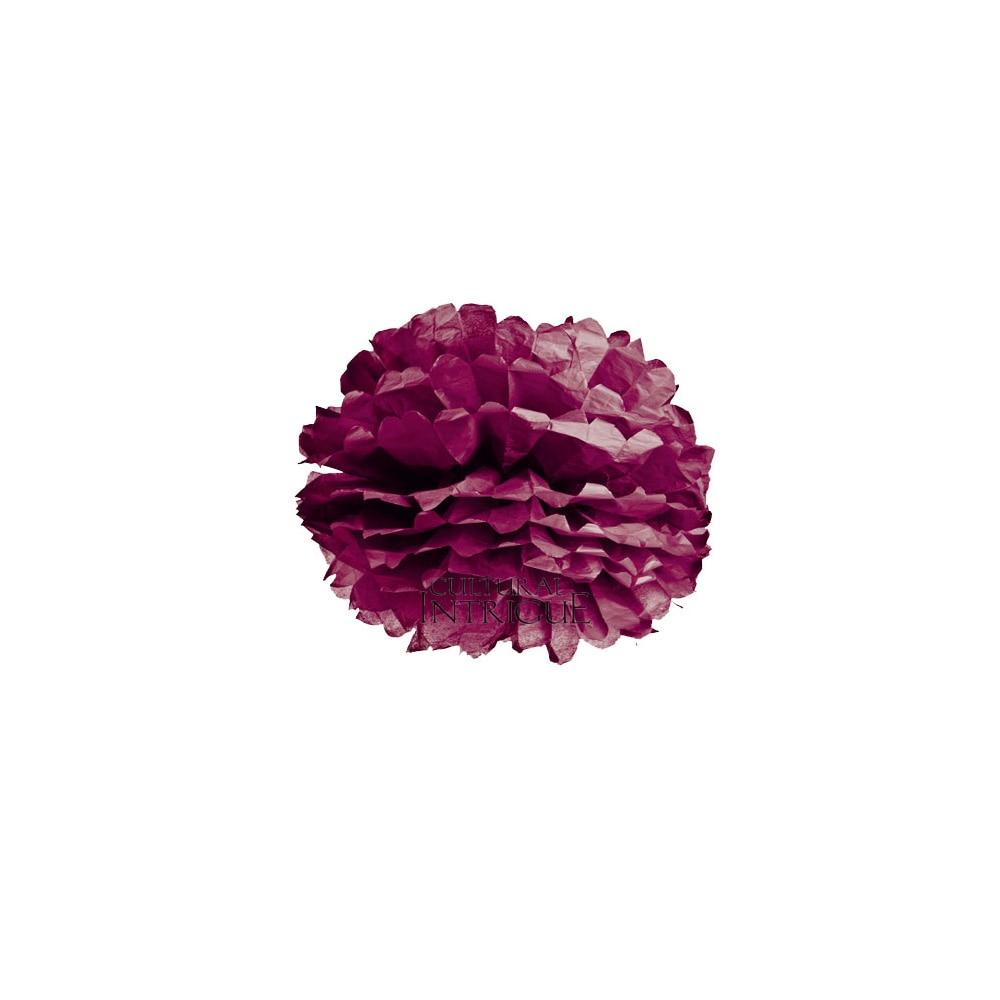 Port 15 Inch Tissue Paper Flower Pom Pom - PaperLanternStore.com - Paper Lanterns, Decor, Party Lights & More