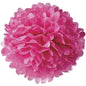 Fuchsia Pink 30 Inch Tissue Paper Flower Pom Pom - PaperLanternStore.com - Paper Lanterns, Decor, Party Lights & More