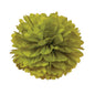 Olive Green 15 Inch Tissue Paper Flower Pom Pom - PaperLanternStore.com - Paper Lanterns, Decor, Party Lights & More