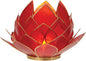 Red & Gold Kai Large Capiz Lotus Candle holder - PaperLanternStore.com - Paper Lanterns, Decor, Party Lights & More
