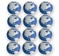 12 PACK | 16" World Earth Globe Paper Lantern