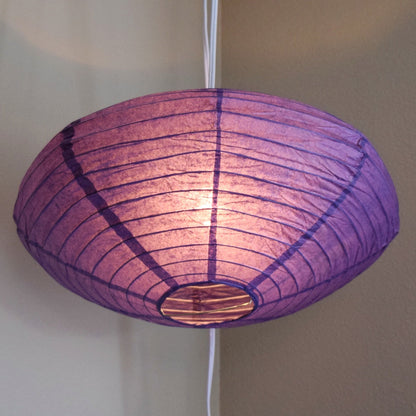 16" Dark Purple Saturn UFO Paper Lantern