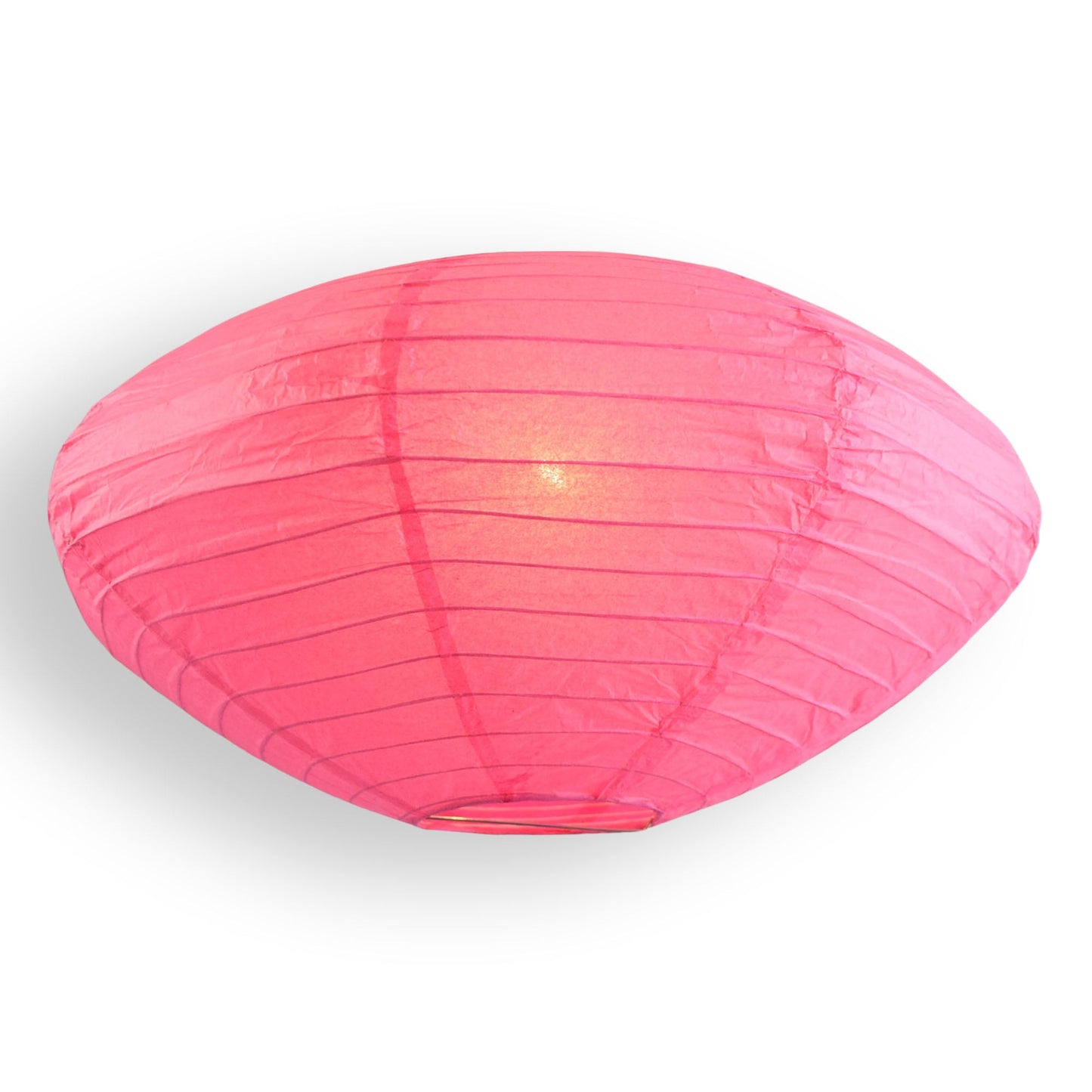 16" Fuchsia Saturn UFO Paper Lantern