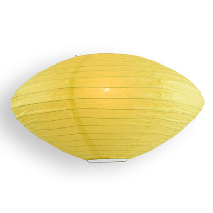 16" Yellow Saturn UFO Paper Lantern