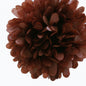 EZ-Fluff 20" Tissue Pom Pom - Brown (4 PACK) - PaperLanternStore.com - Paper Lanterns, Decor, Party Lights & More