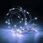 7 FT | 20 LED Weatherproof Battery Operated Cool White Copper Wire Fairy String Lights With Timer - PaperLanternStore.com - Paper Lanterns, Decor, Party Lights & More