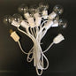 25 ft. White 25-Socket Globe String Lights with 12 inch spacing (5 watt light bulbs included) - PaperLanternStore.com - Paper Lanterns, Decor, Party Lights & More