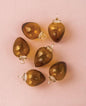 Root Beer Brown Raine Mini Recycled Glass Bulb Ornament, Set of 6 - PaperLanternStore.com - Paper Lanterns, Decor, Party Lights & More