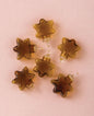 Root Beer Brown Imogen Mini Recycled Glass Star Ornament, Set of 6 - PaperLanternStore.com - Paper Lanterns, Decor, Party Lights & More
