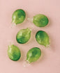 Light Green Willow Mini Recycled Glass Ornament, Set of 6 - PaperLanternStore.com - Paper Lanterns, Decor, Party Lights & More