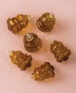 Root Beer Brown Bella Mini Recycled Glass Ornament, Set of 6 - PaperLanternStore.com - Paper Lanterns, Decor, Party Lights & More