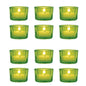 Chartreuse Green Cleo Colored Glass Tealight Holder, Set of 12 - PaperLanternStore.com - Paper Lanterns, Decor, Party Lights & More
