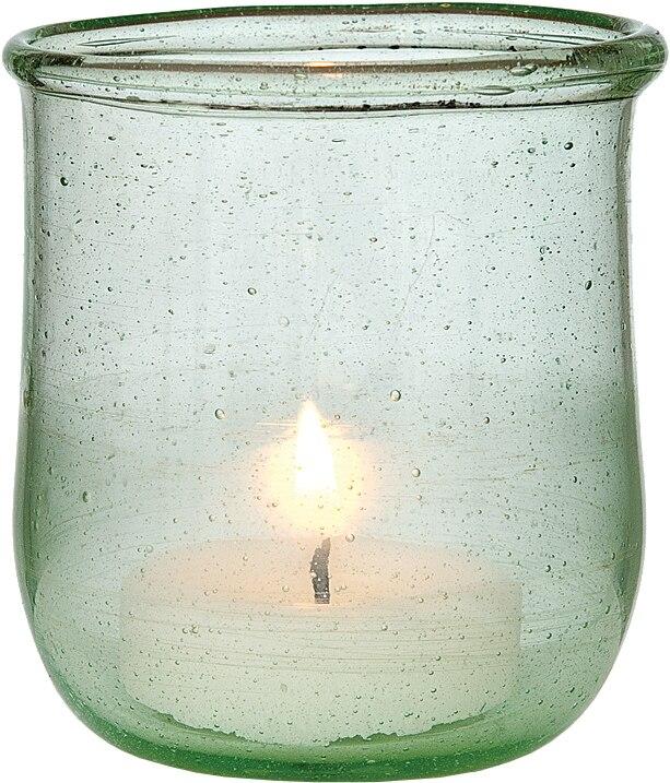 Light Green Starfish Recycled Glass Cup Candle Holder - PaperLanternStore.com - Paper Lanterns, Decor, Party Lights & More