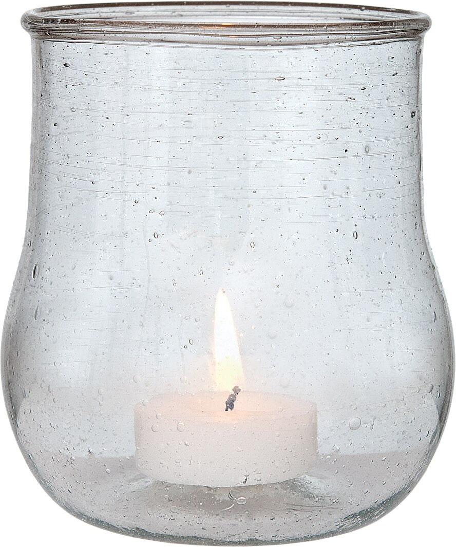 Clear Surf Recycled Glass Candle Holder and Vase - PaperLanternStore.com - Paper Lanterns, Decor, Party Lights & More