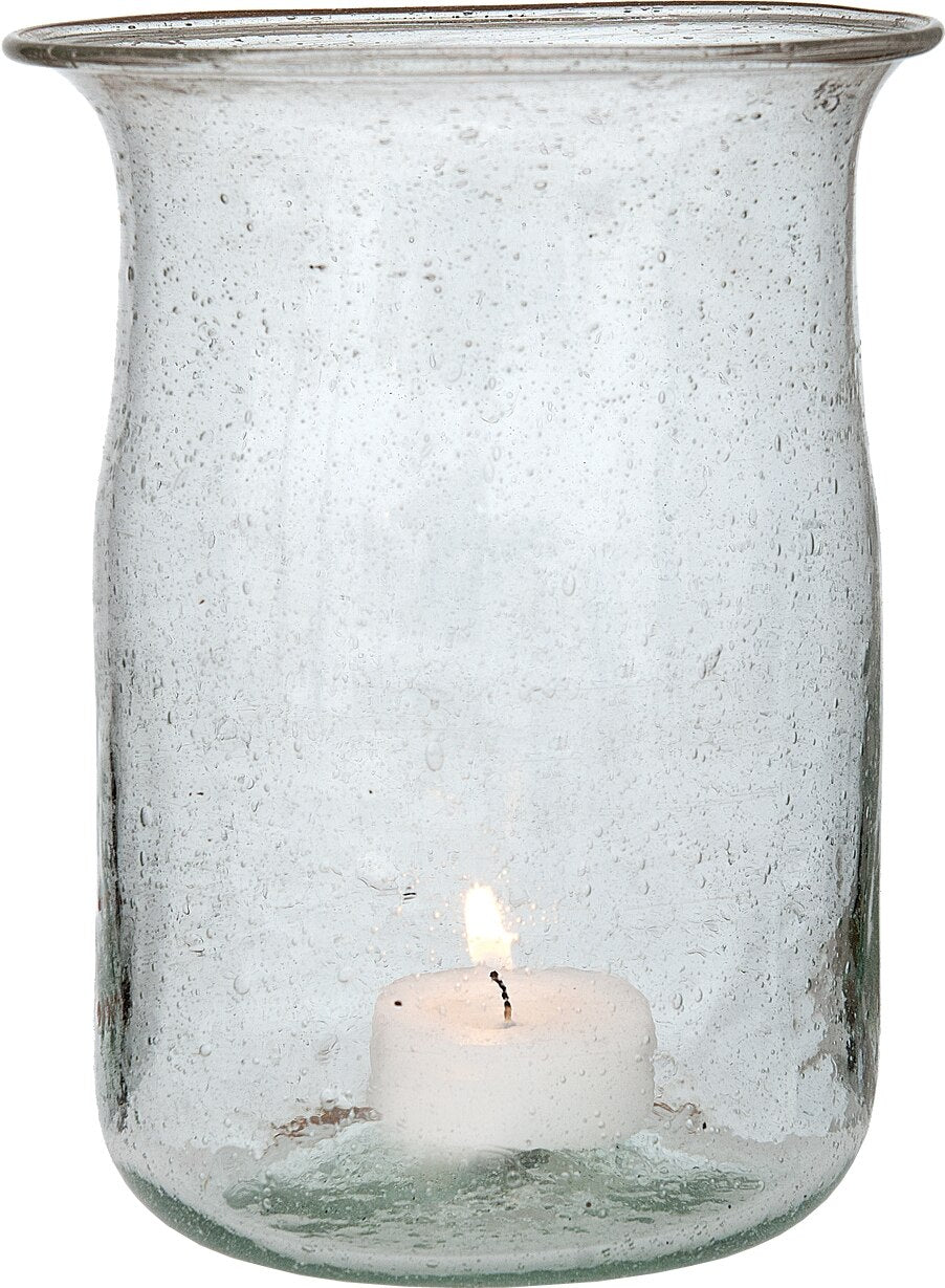 Clear Tidal Recycled Glass Tall Vase - PaperLanternStore.com - Paper Lanterns, Decor, Party Lights & More