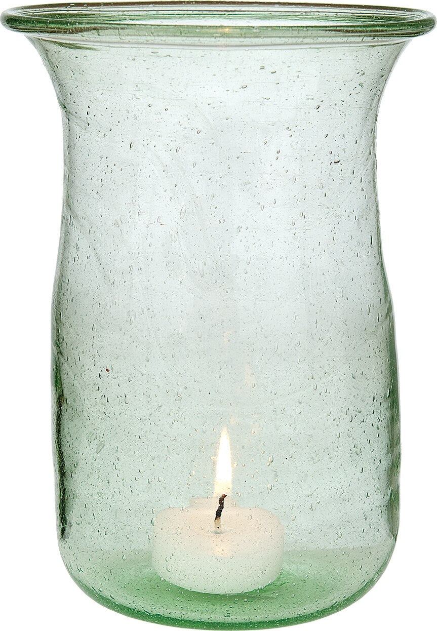 Light Green Tidal Recycled Glass Tall Vase - PaperLanternStore.com - Paper Lanterns, Decor, Party Lights & More