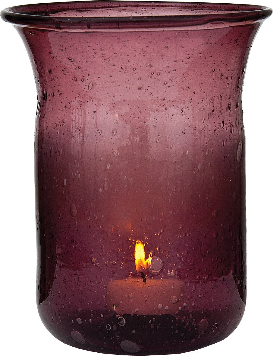 Port Red Tidal Recycled Glass Tall Vase - PaperLanternStore.com - Paper Lanterns, Decor, Party Lights & More