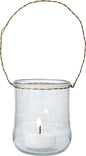 Clear Sand Piper Recycled Glass Hanging Candle Holder - PaperLanternStore.com - Paper Lanterns, Decor, Party Lights & More
