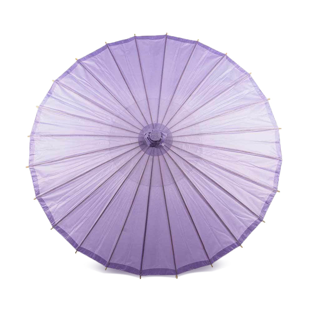 32" Lavender Paper Parasol Umbrella - PaperLanternStore.com - Paper Lanterns, Decor, Party Lights & More