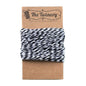 Black Tie Striped Baker's Twine 15 Yards - PaperLanternStore.com - Paper Lanterns, Decor, Party Lights & More