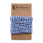 Navy Blue Striped Baker's Twine 15 Yards - PaperLanternStore.com - Paper Lanterns, Decor, Party Lights & More