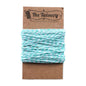 Robin Egg Striped Baker's Twine 15 Yards - PaperLanternStore.com - Paper Lanterns, Decor, Party Lights & More