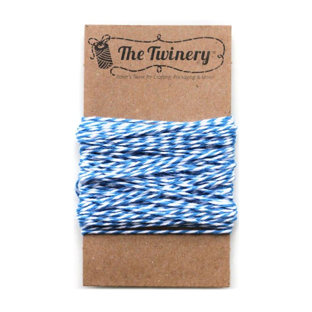 Wedgwood Blue Striped Baker's Twine 15 Yards - PaperLanternStore.com - Paper Lanterns, Decor, Party Lights & More