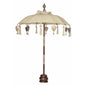 Ivory Balinese Festival Parasol - PaperLanternStore.com - Paper Lanterns, Decor, Party Lights & More