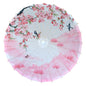 32" Pink Cherry Blossom Premium Nylon Parasol Umbrella with Elegant Handle