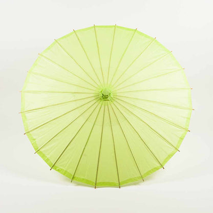32" Light Lime Paper Parasol Umbrella - PaperLanternStore.com - Paper Lanterns, Decor, Party Lights & More