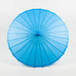 32" Turquoise Paper Parasol Umbrella - PaperLanternStore.com - Paper Lanterns, Decor, Party Lights & More