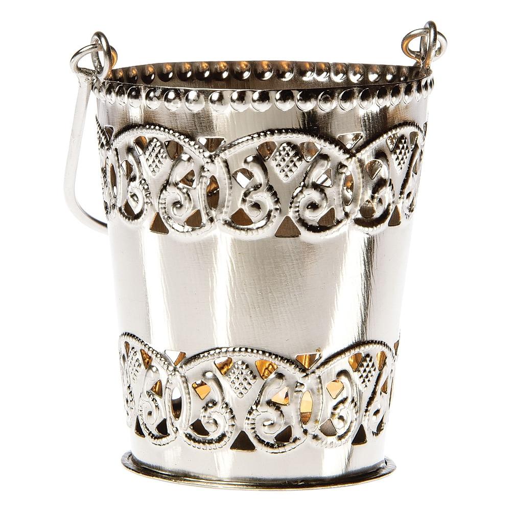 Small Mira Punched Tin Shadow Lantern - PaperLanternStore.com - Paper Lanterns, Decor, Party Lights & More