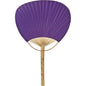 Plum Purple Paper Paddle Fan, Set of 10 - PaperLanternStore.com - Paper Lanterns, Decor, Party Lights & More
