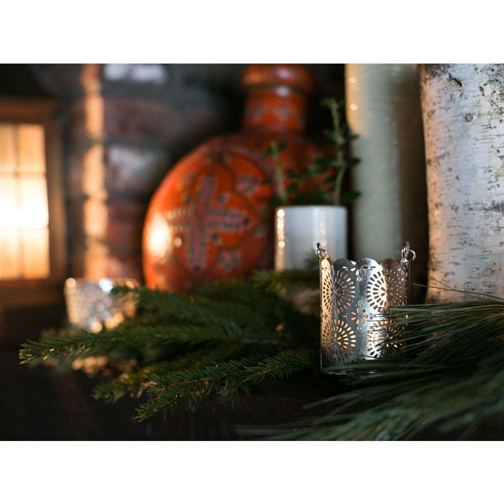 Small Shri Punched Tin Shadow Lantern - PaperLanternStore.com - Paper Lanterns, Decor, Party Lights & More