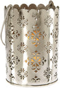 Large Amala Punched Tin Damask Pattern Shadow Lantern - PaperLanternStore.com - Paper Lanterns, Decor, Party Lights & More